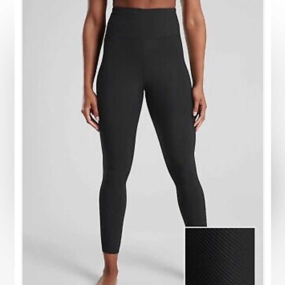 ATHLETA SYNERGY‎ RIB 7/8 TIGHT Size Med Petite - Picture 2 of 10